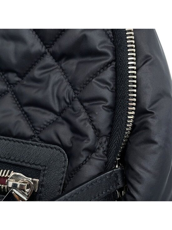 Chanel Backpack CC Logo Quilted CC Nylon Black main image 9